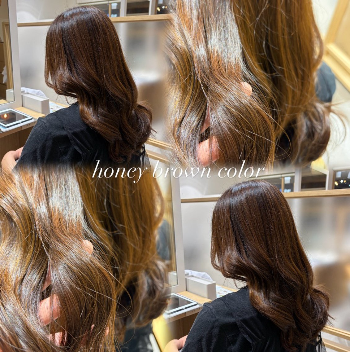 ロング カラー ブラウンカラー ヘアカラー カラーモデル募集中 .꒰ঌ虹奈໒꒱のヘアスタイル