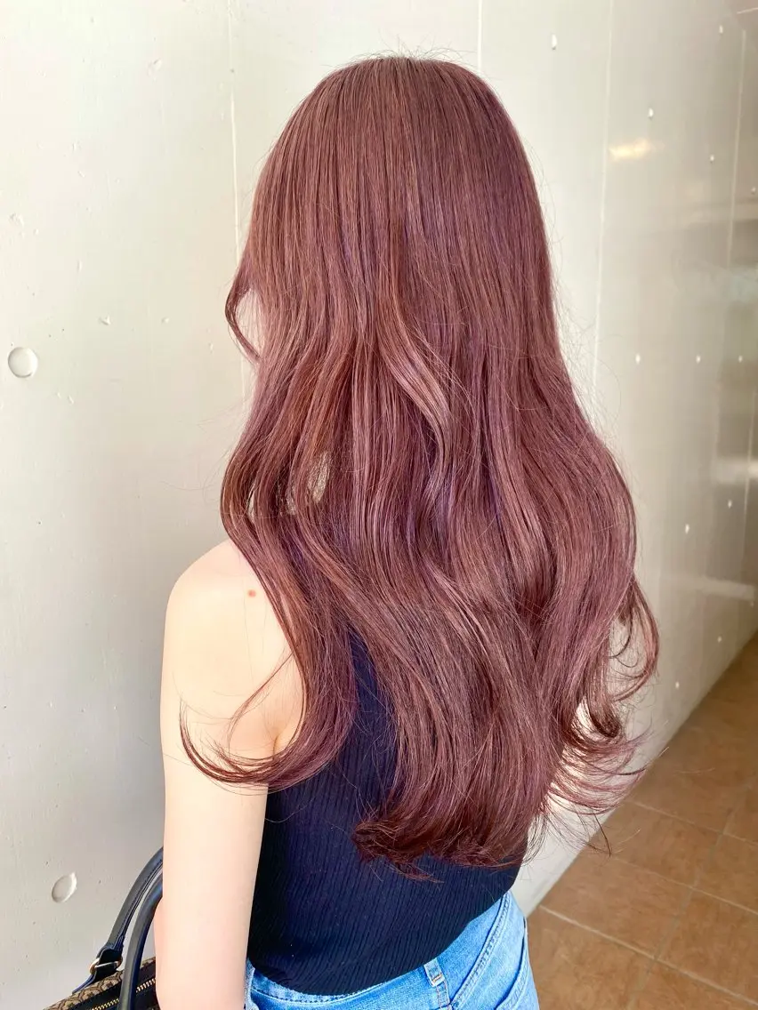 (秋冬🐩🍒)暖色カラー(ブリーチなし)🍇🩷の写真