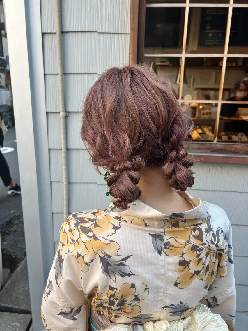 ミディアム ヘアアレンジ ヘアセット 大人可愛いHair ❤︎Ayakoのヘアスタイル