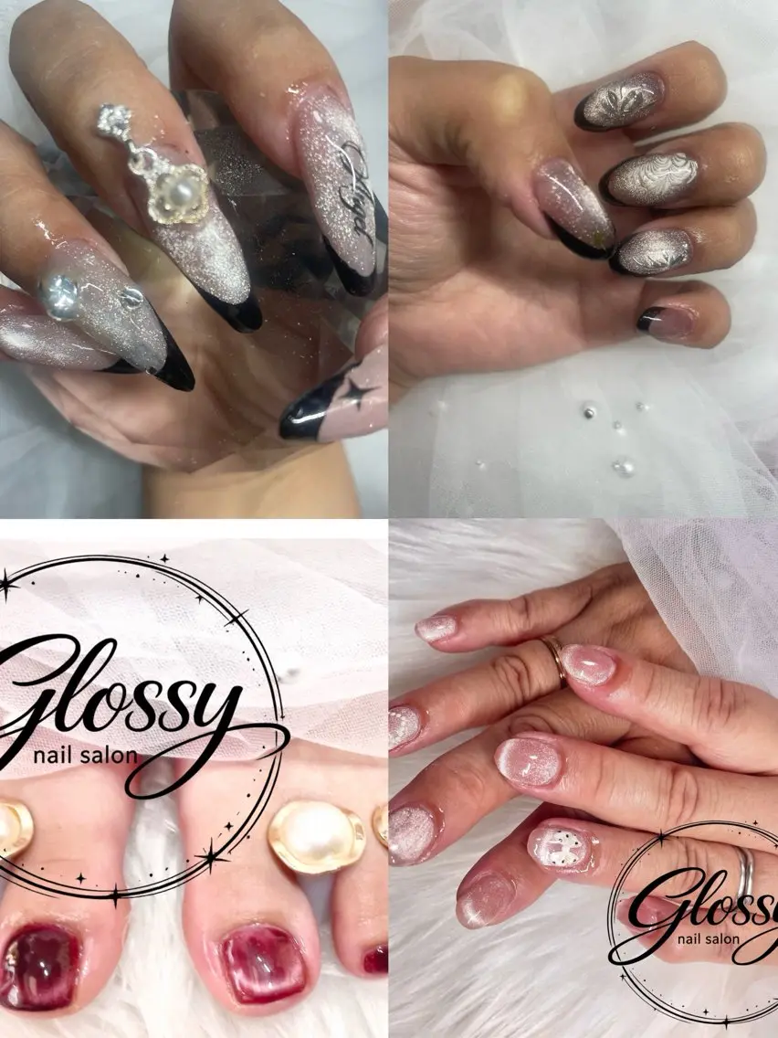 ネイル ハンドネイル フットネイル nail salon Glossy.みくのネイルデザイン