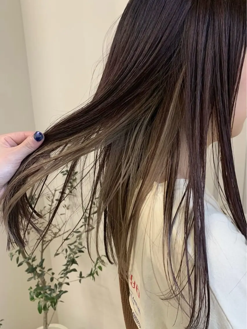 ロング カラー 山田 花帆のヘアスタイル