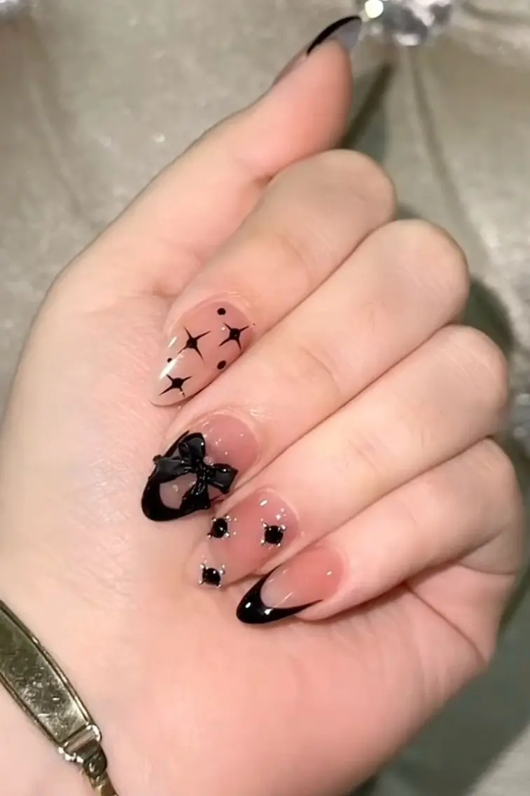 ネイル 長さ出し フレンチネイル グラデーション 韓国ネイル マグネットネイル ハンドネイル BT HEAVEN nailのネイルデザイン