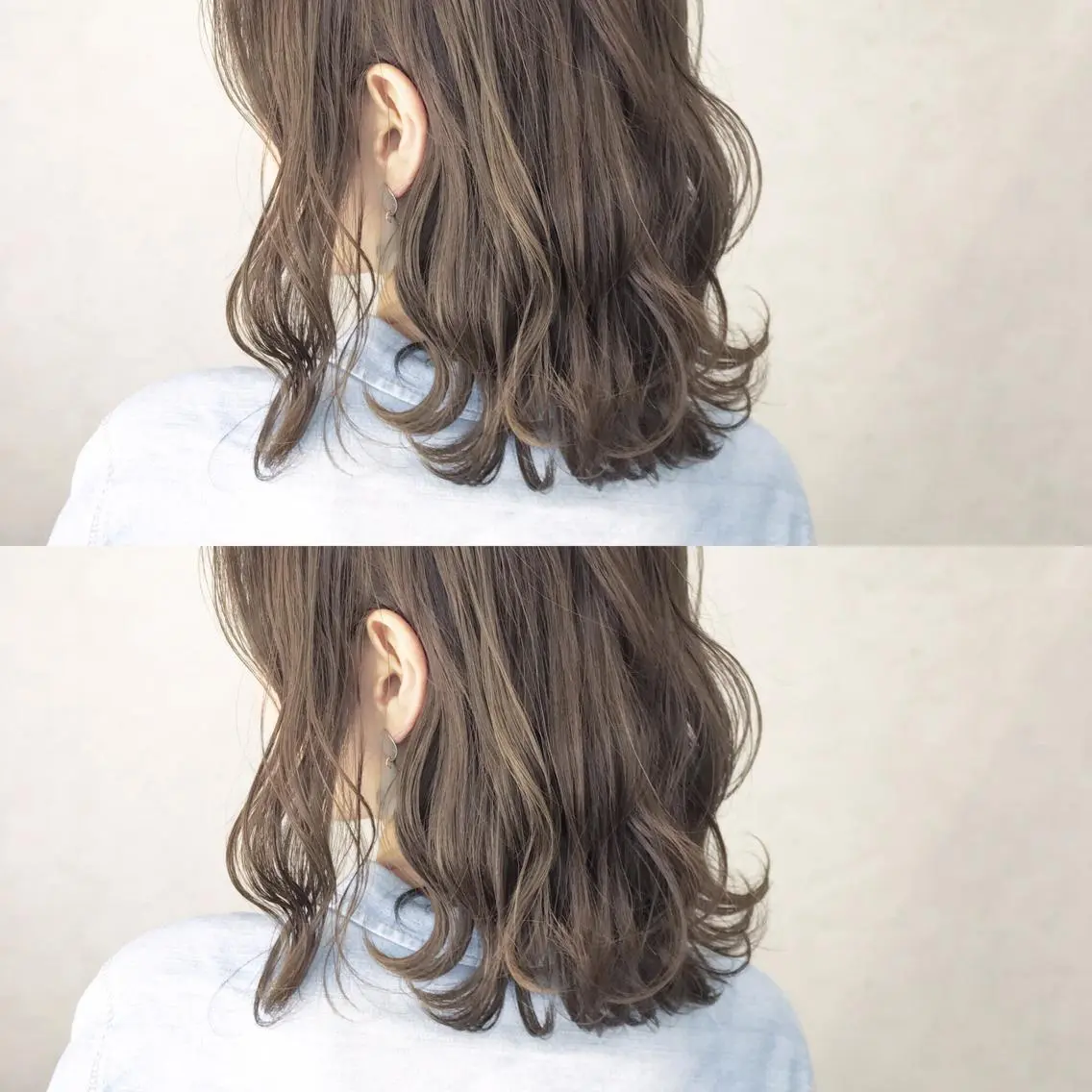 ミディアム カラー ラベンダーカラー ラベンダーグレー ヘアカラー TATSUYA アートディレクターのヘアスタイル