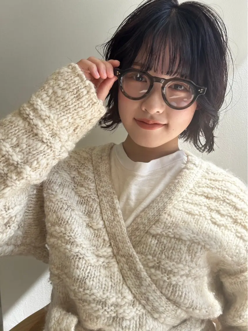カラー ブリーチ 透明感カラー ダブルカラー ハイトーンカラー cana 札幌レイヤースタイルのヘアスタイル