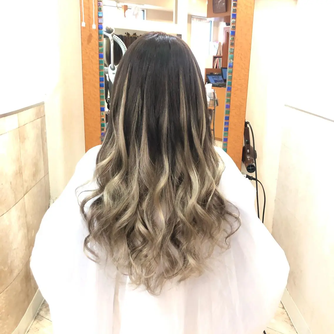 ロング カラー ヘアアレンジ ヘアカラー エクステ リピート指名no.1 /ruiのヘアスタイル