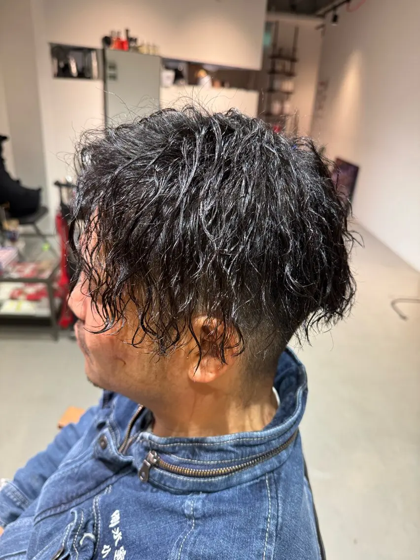 ショート パーマ メンズ Mizuki Yajimaのヘアスタイル