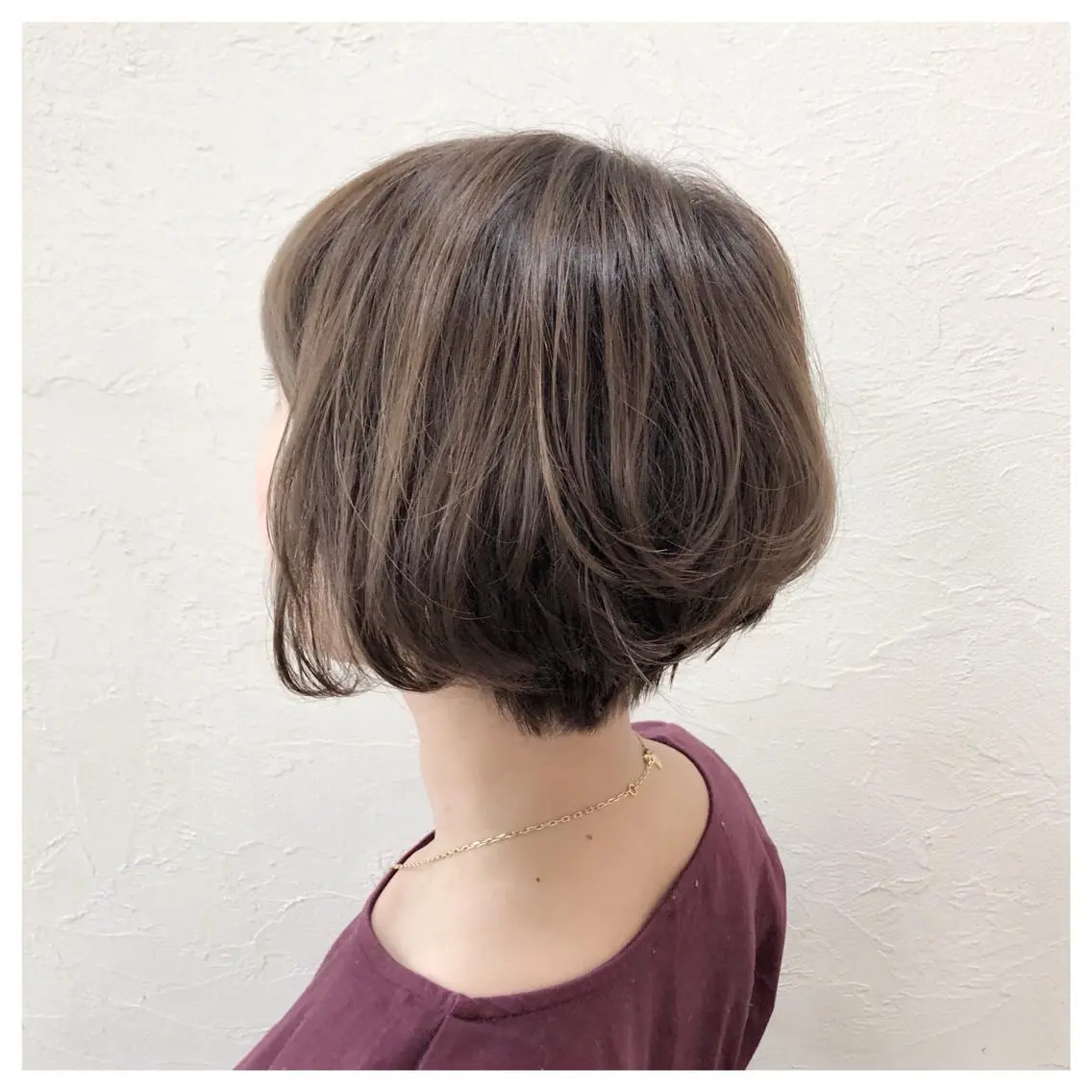 ショート カラー カット ヘアカラー トリートメント ENIF ヤマグチアツコのヘアスタイル