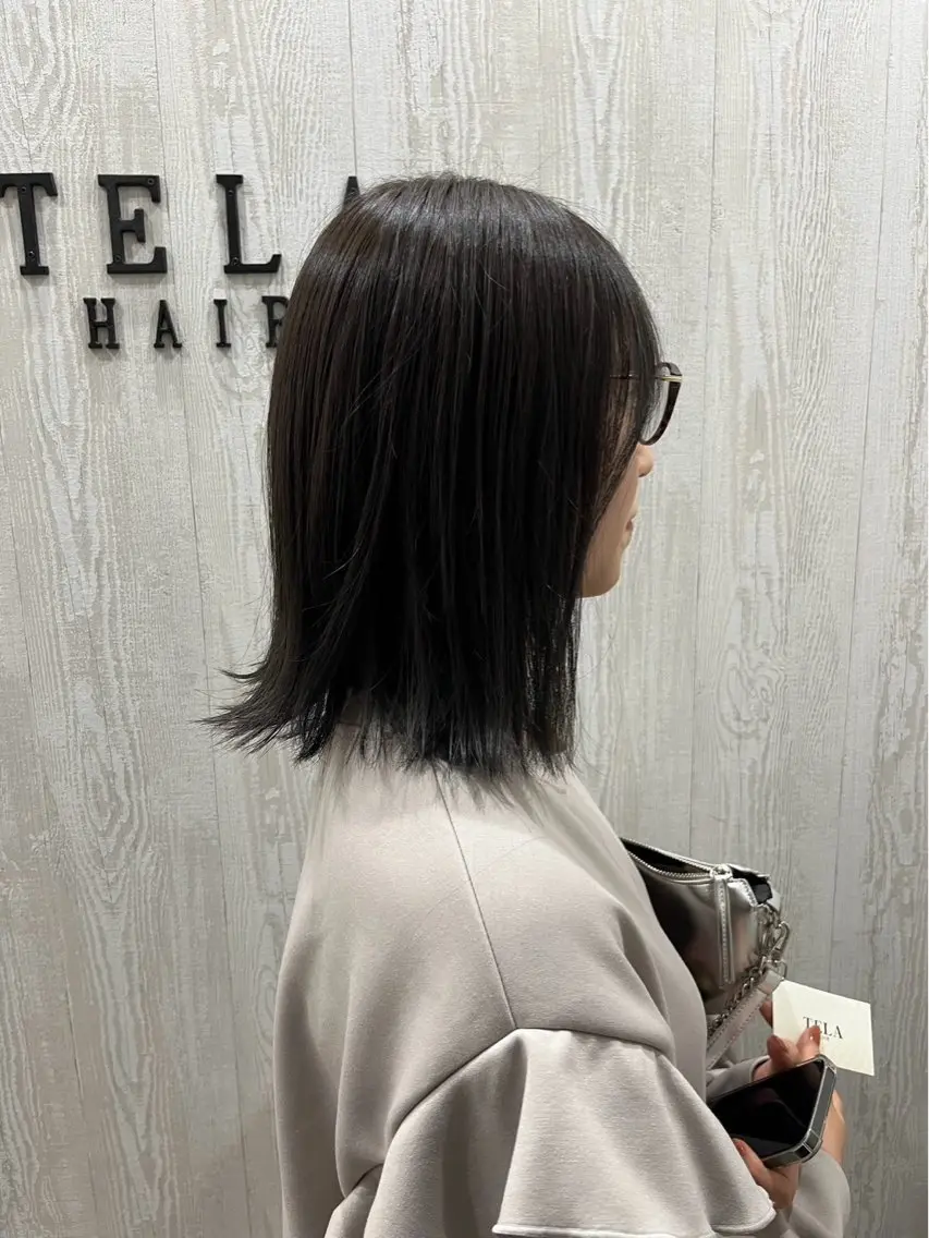 ミディアム 松本 恋実のヘアスタイル