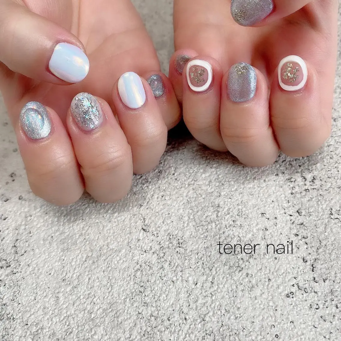 ネイル ホワイト テネルネイル tener nailのネイルデザイン