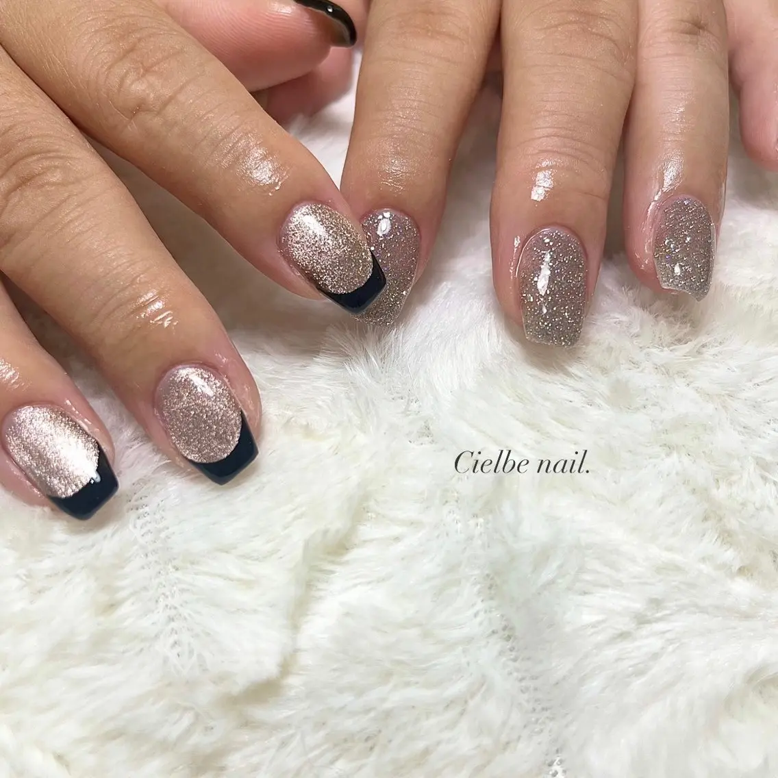 ネイル フラッシュネイル ハンドネイル cielbe nailのネイルデザイン