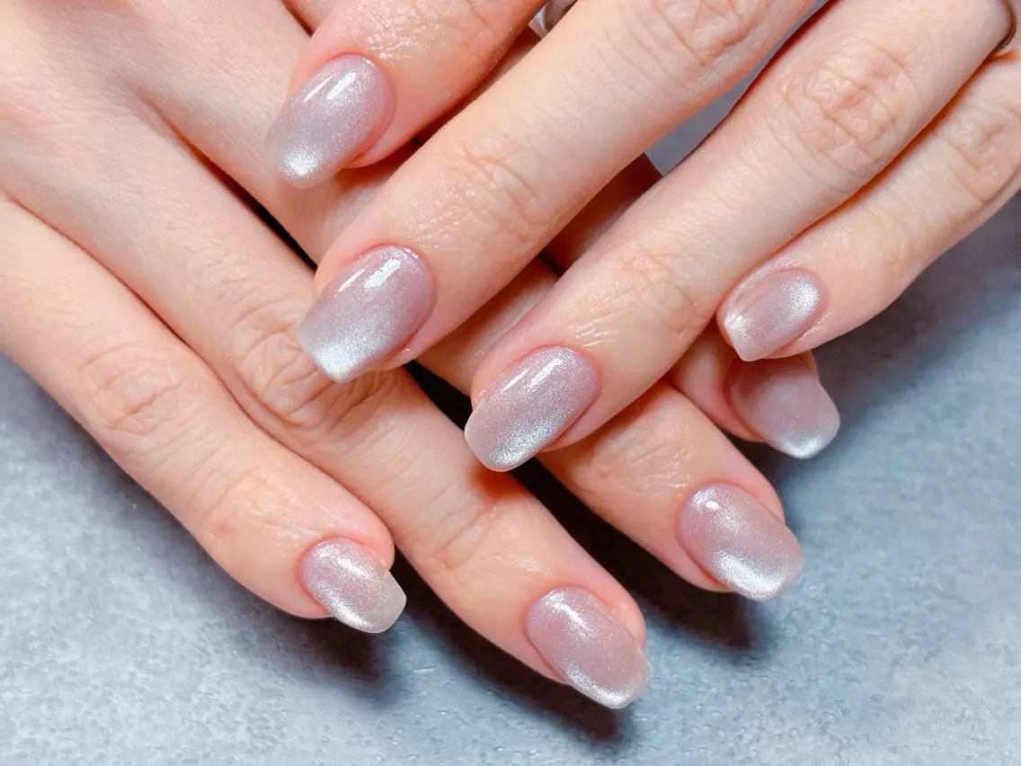 ネイル アートネイル 桜ネイル フラワーネイル ジェルネイル マグネットネイル ハンドネイル ハンドケア ゆ か_Nails💫のネイルデザイン