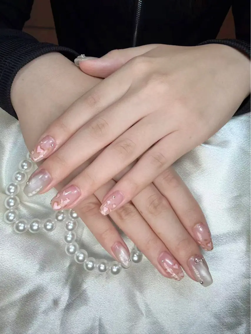 ネイル アートネイル 持ち込み ハンドネイル リセス 高田馬場💎のネイルデザイン
