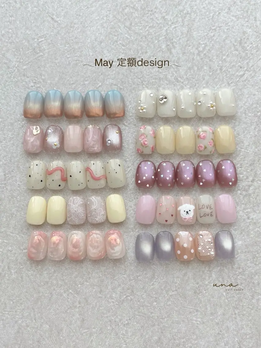 人気No1✨定額design ~𓈒𓏸 （オフ.ケア込）の写真
