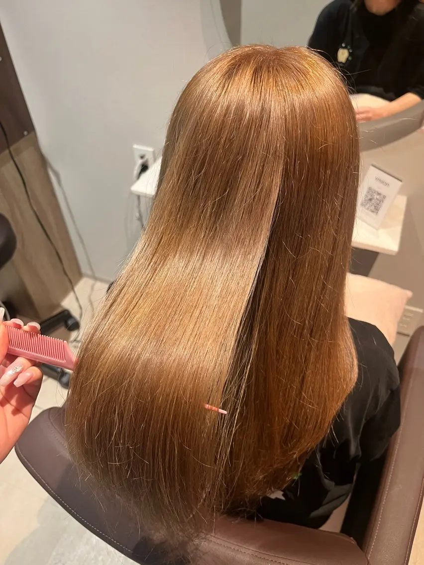 ロング カラー ヘアカラー トリートメント 🎀かわいいhair 🎀みおのヘアスタイル