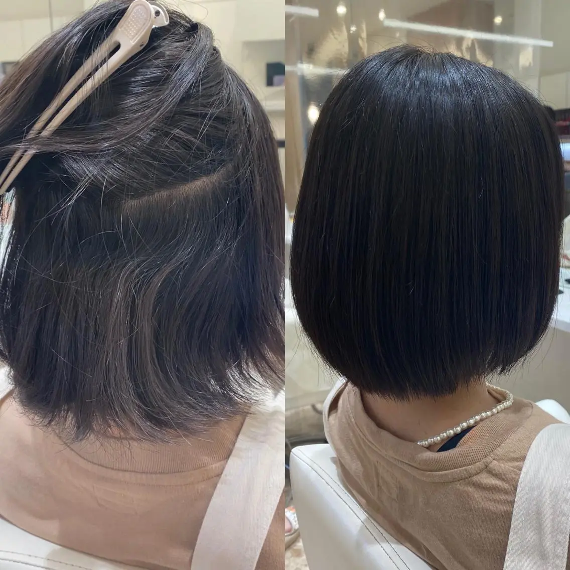 ミディアム カラー 🌿レイヤー/ブリー チ/🌿JINのヘアスタイル