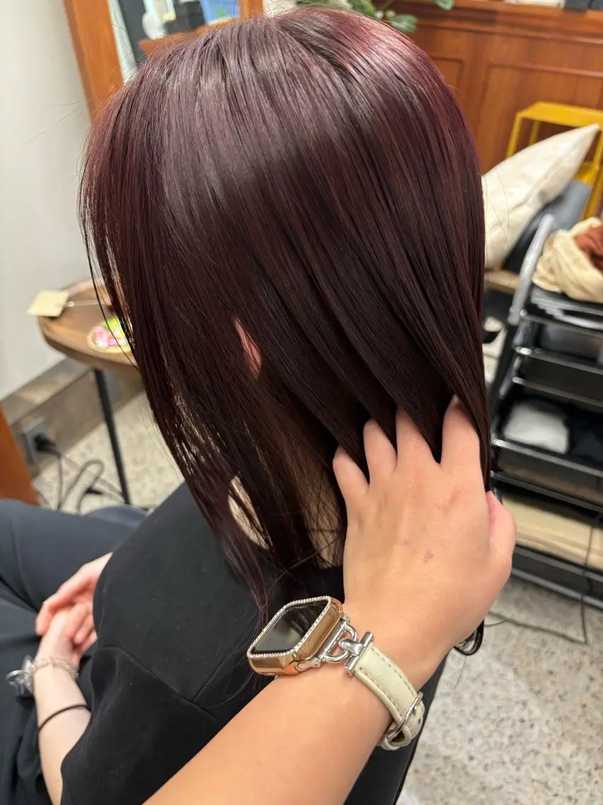 ミディアム ヘアカラー カット無料‎ ✧︎* yuinaのヘアスタイル