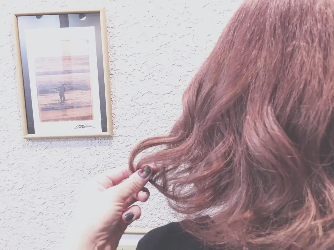 ショート カラー アッシュ ブリーチ ピンクカラー ピンクアッシュ てんま さやかのヘアスタイル