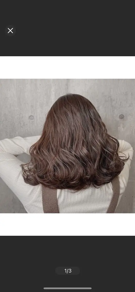 ミディアム ヘアカラー 艶髪🫧透明感 🦄岡庭春菜🎀のヘアスタイル
