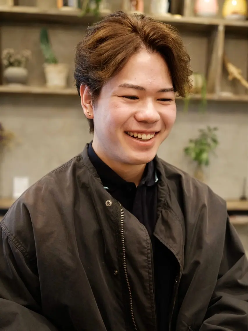 ショート パーマ メンズ カット パーマ ill副店長 立和田純也のヘアスタイル