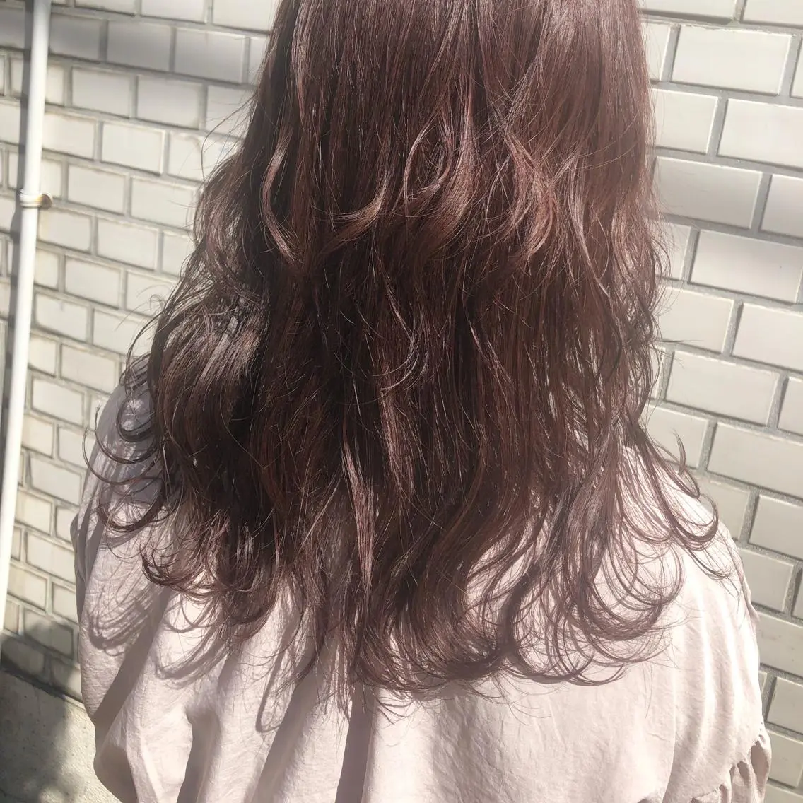 セミロング カラー カット ヘアカラー 野上 綾香のヘアスタイル