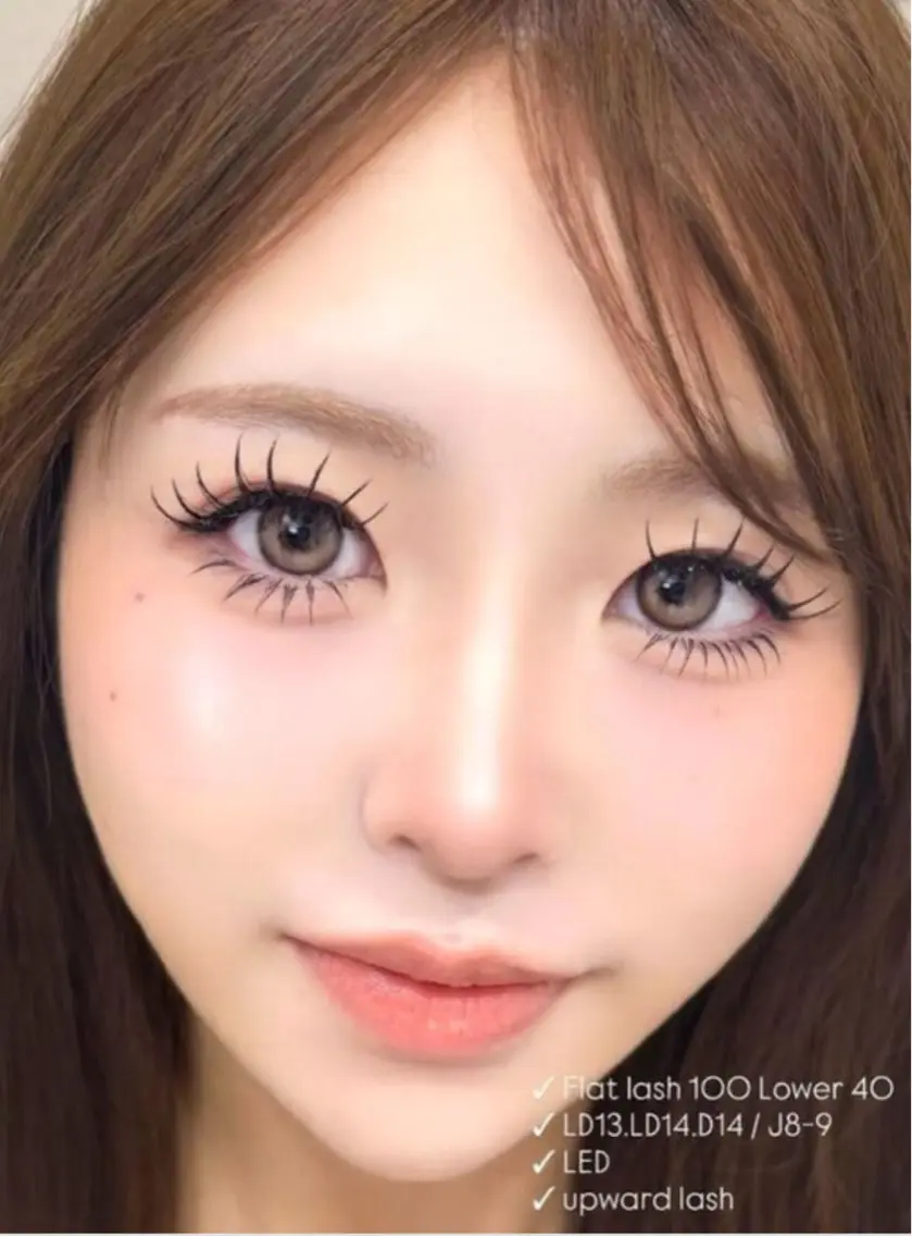 マツエク・マツパ ナチュラル LAUREL Kanamiのマツエク・マツパデザイン