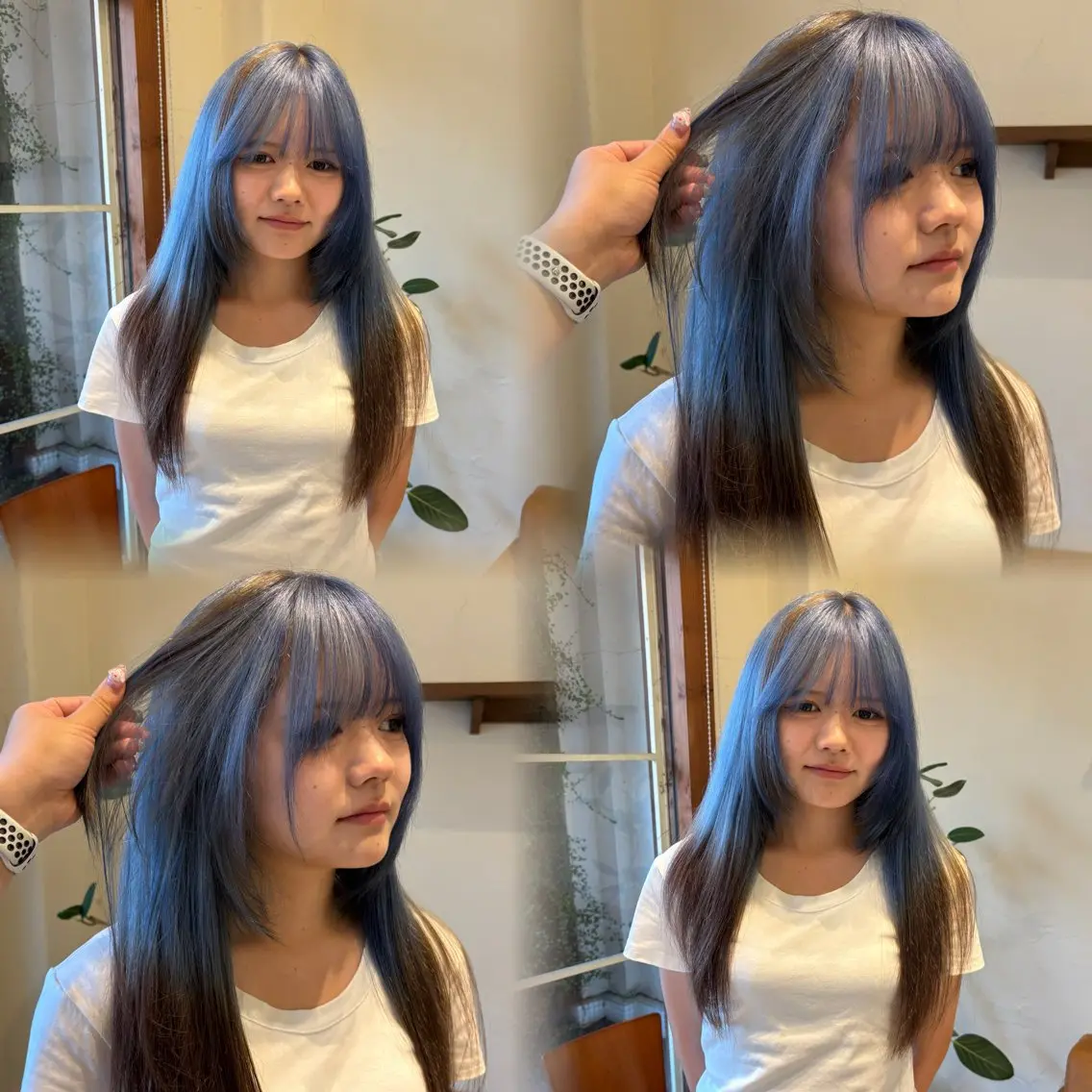 ロング カラー ヘアカラー 🦋ブリーチなしダブ ルカラー🌈MEGUのヘアスタイル