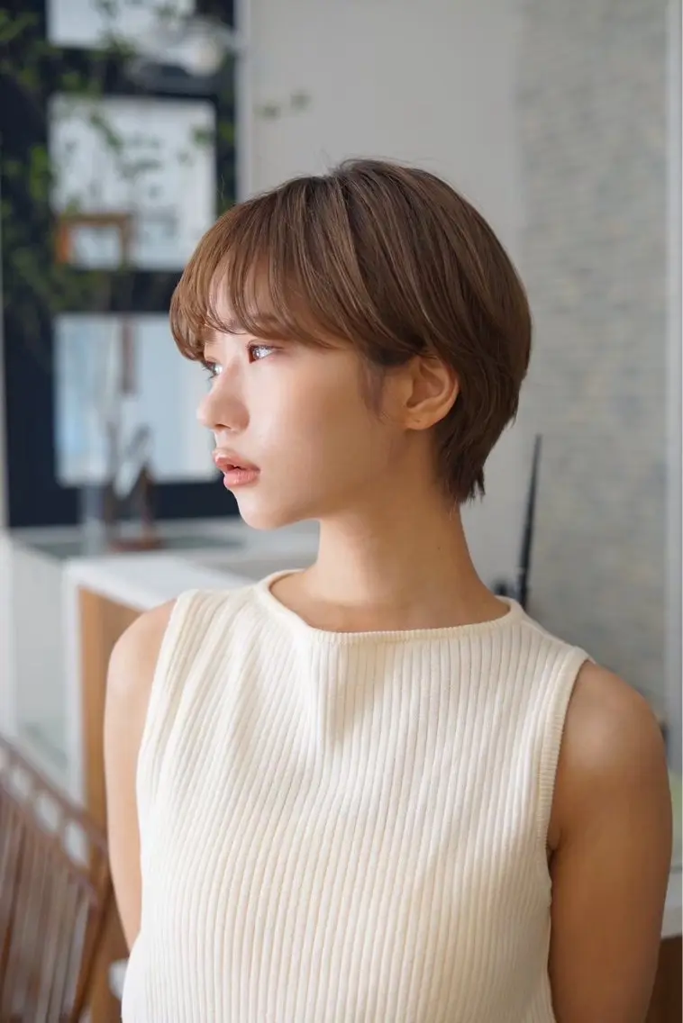 ショート 無料カットモデル‪✨ ✂️Nanami🌷のヘアスタイル