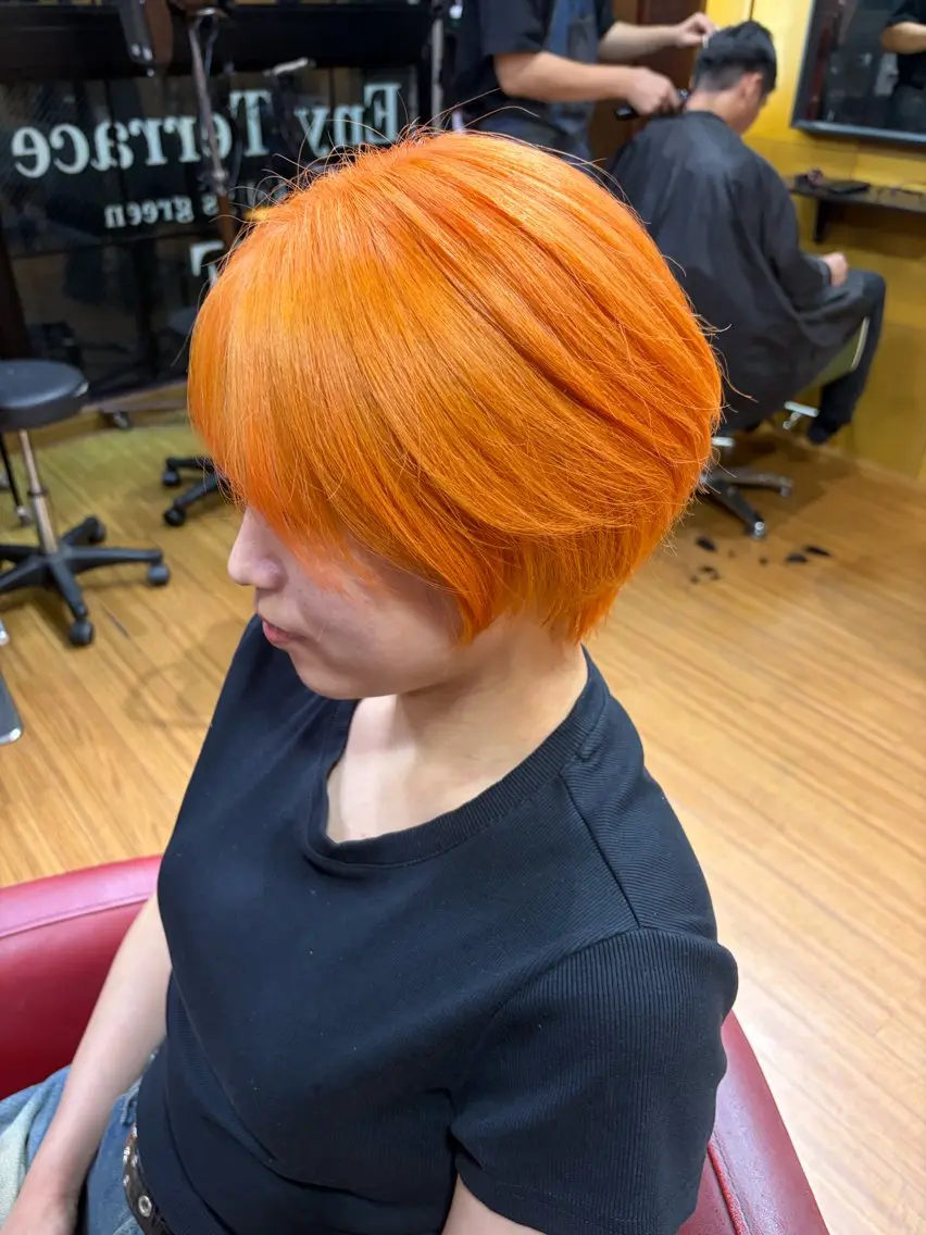 ショート ヘアカラー トリートメント 奥野JAPAN🌈 艶髪カラーのヘアスタイル