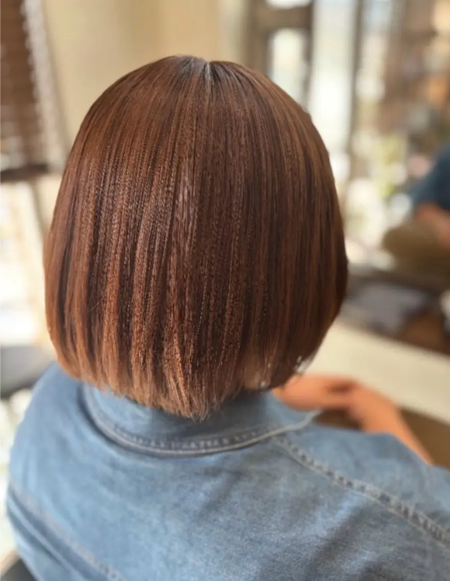 ショート 縮毛矯正 トリートメント 💛 みおのヘアスタイル