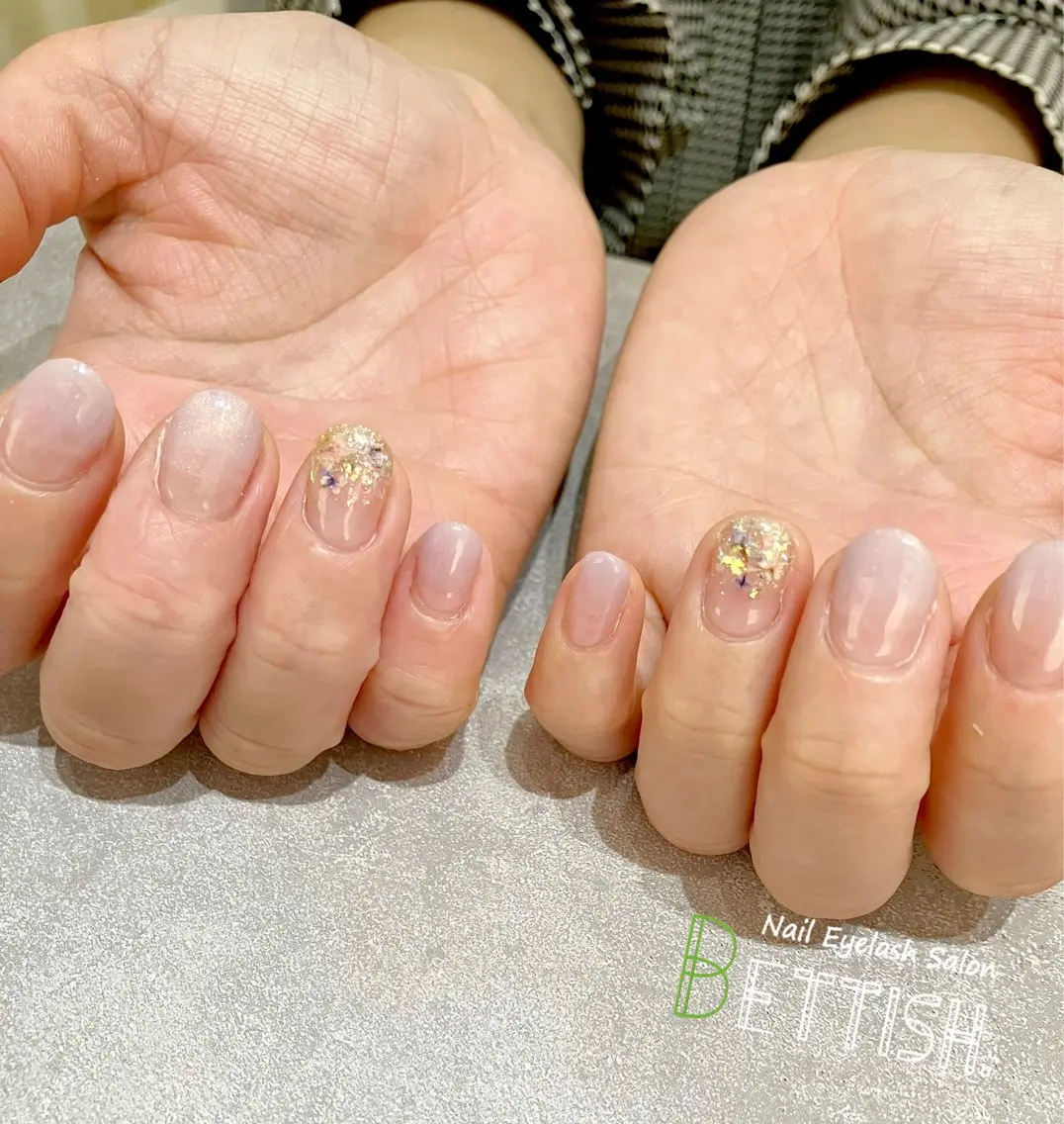 ネイル パープル 春ネイル ハンドネイル BETTISH. KUMIKO☺︎︎のネイルデザイン