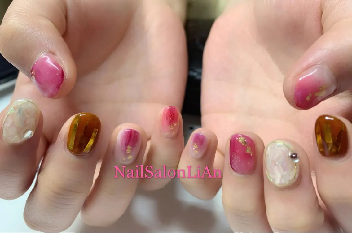 ネイル 持ち込み NailSalon LiAnのネイルデザイン