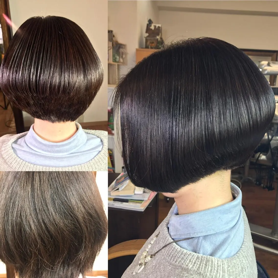 ショート 縮毛矯正 江袋 敏昭のヘアスタイル