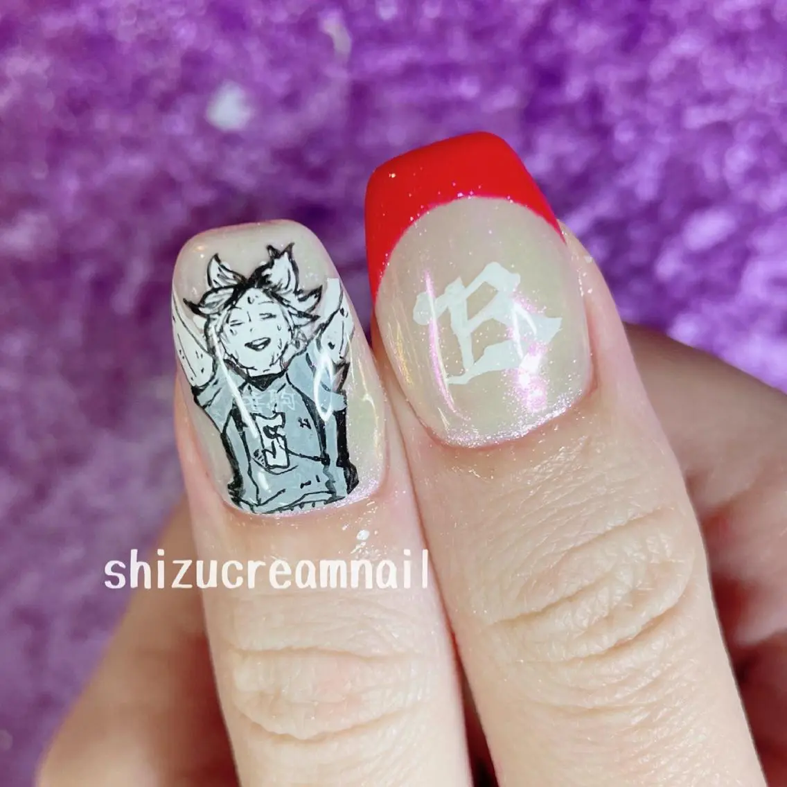 ネイル shizucream 痛デコネイル専門のネイルデザイン