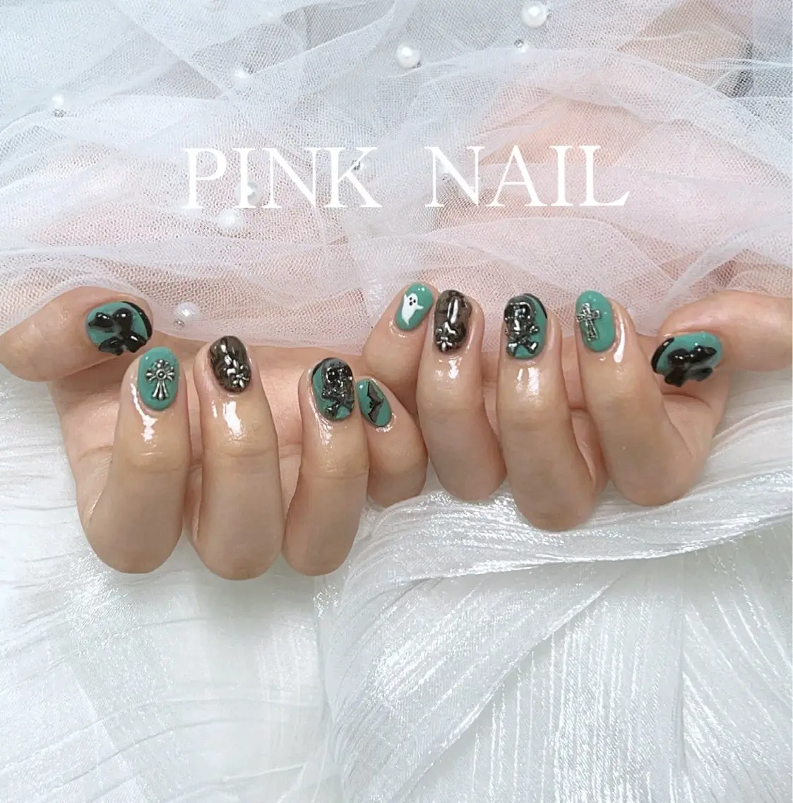 ネイル ハンドネイル pink nailのその他イメージ