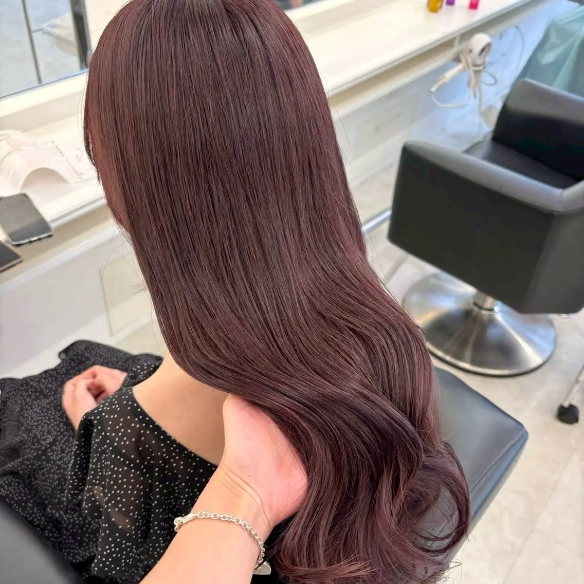 ロング カラー ヘアカラー ParveMix 楠本結菜💟のヘアスタイル