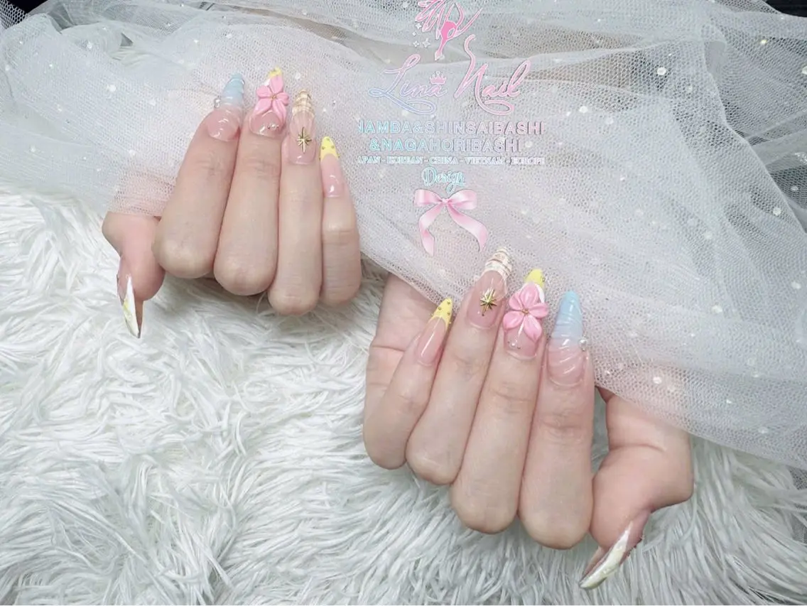 ネイル フットネイル ジェルネイル 持ち込み ネイルチップ ハンドネイル リナネイル 長堀橋店/東心斎橋店のネイルデザイン