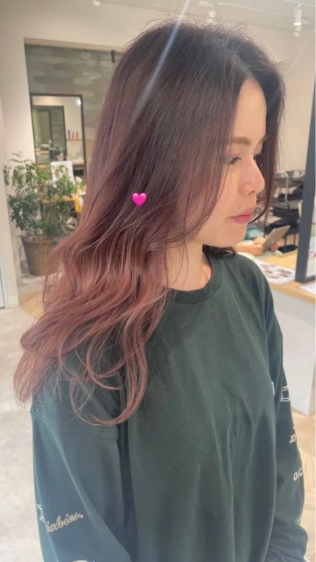 ロング カラー ヘアカラー * 透明感カラー c h i h o *のヘアスタイル