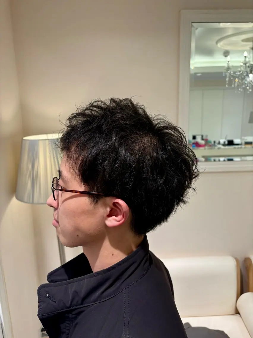 パーマ メンズ メンズパーマ カット パーマ 石山 海斗のヘアスタイル