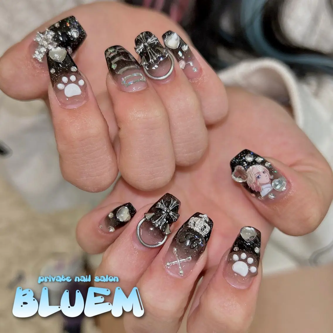 ネイル ハンドネイル BLUEM なな🐶のネイルデザイン
