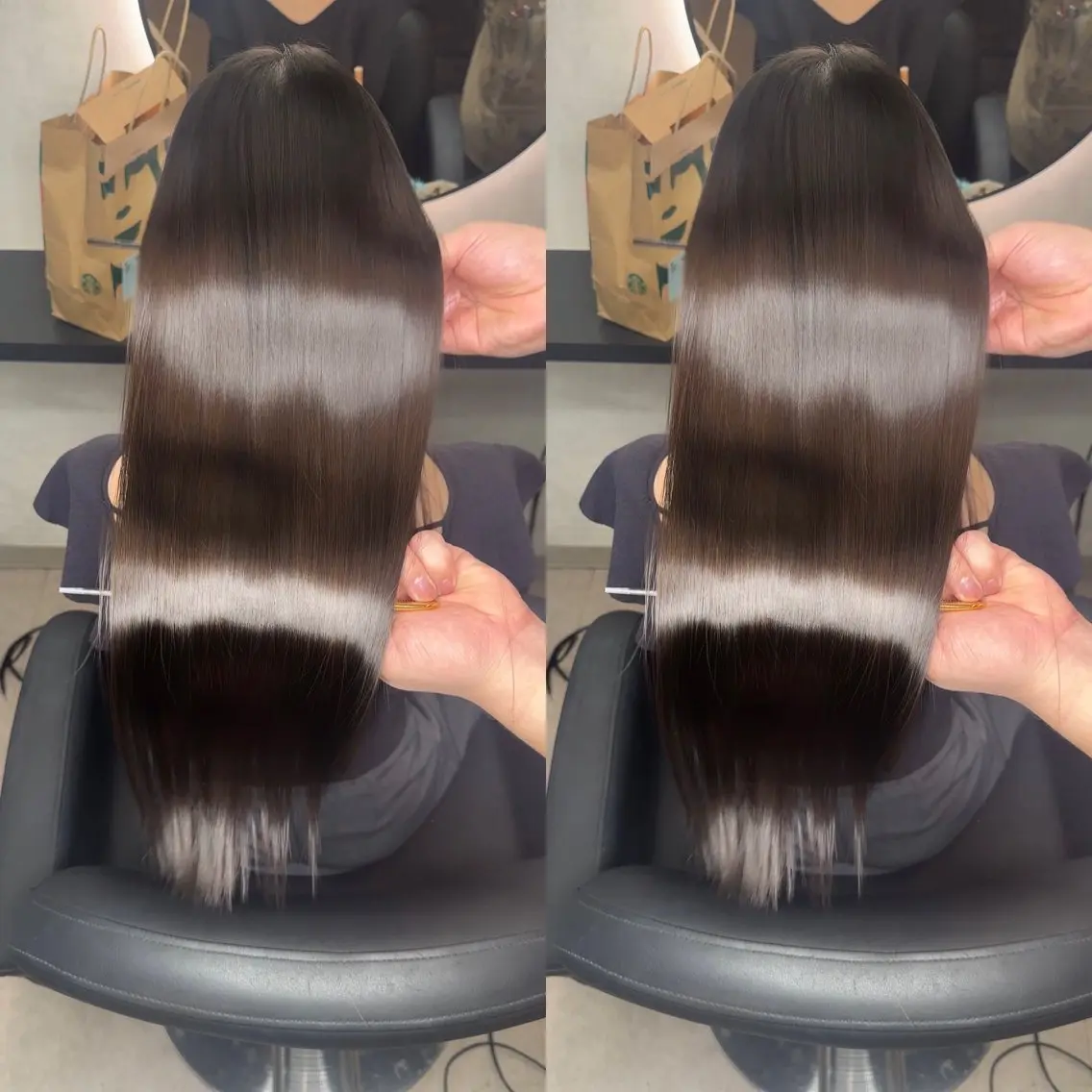 美髪髪質改善🌈🎀寒色・暖色カラー＋髪質改善ULTOWAトリートメント🎀🫧の写真