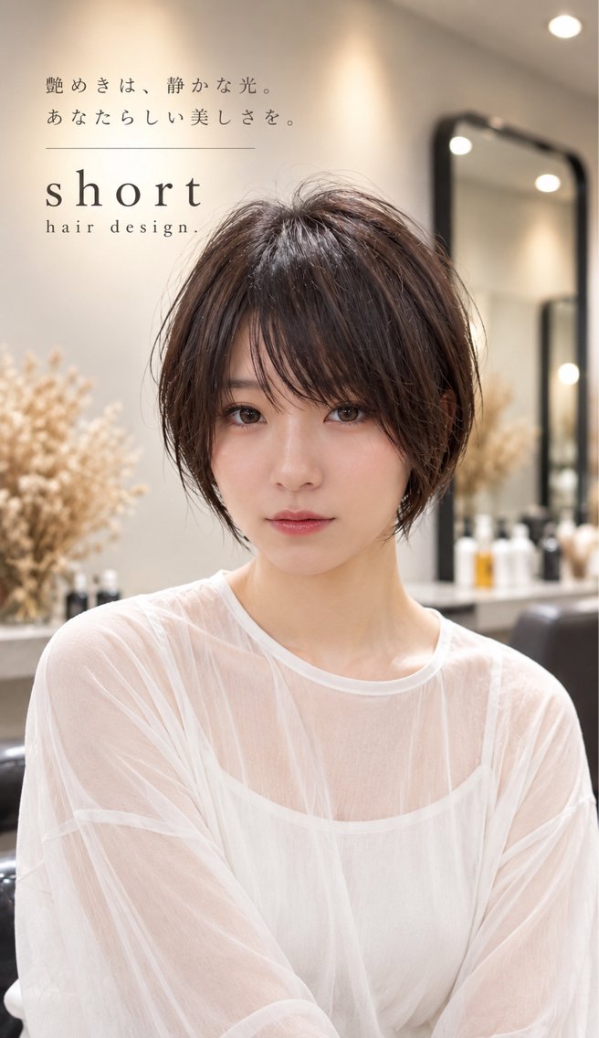 ショート ショートヘア short hair design.八木店のヘアスタイル