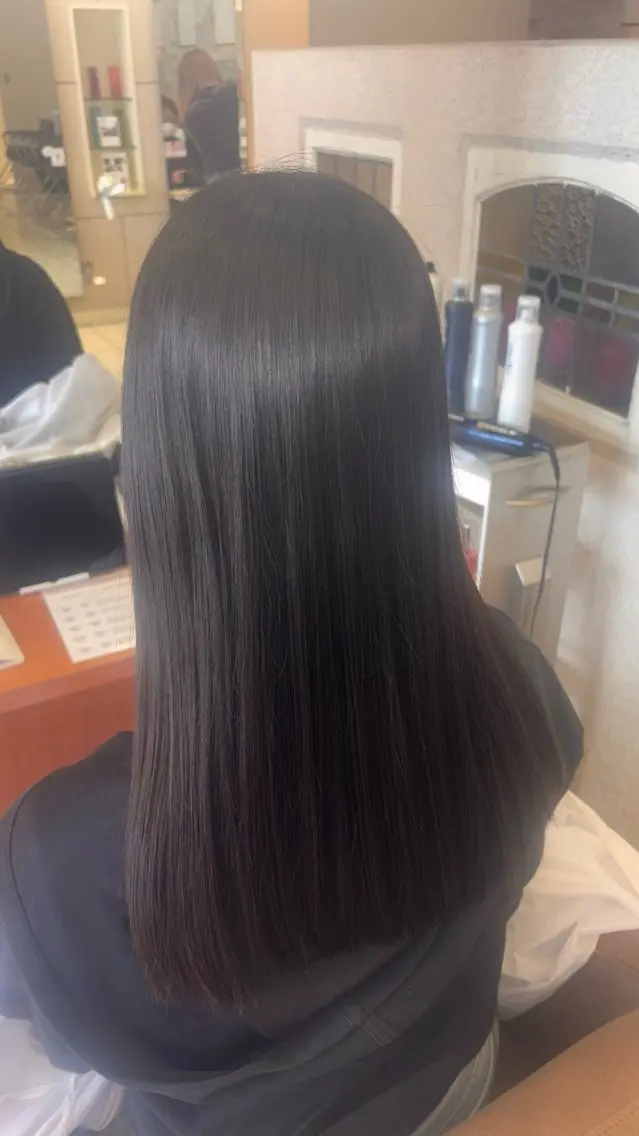 ロング カット 艶カラー 髪質改善 🍓苺奈のヘアスタイル