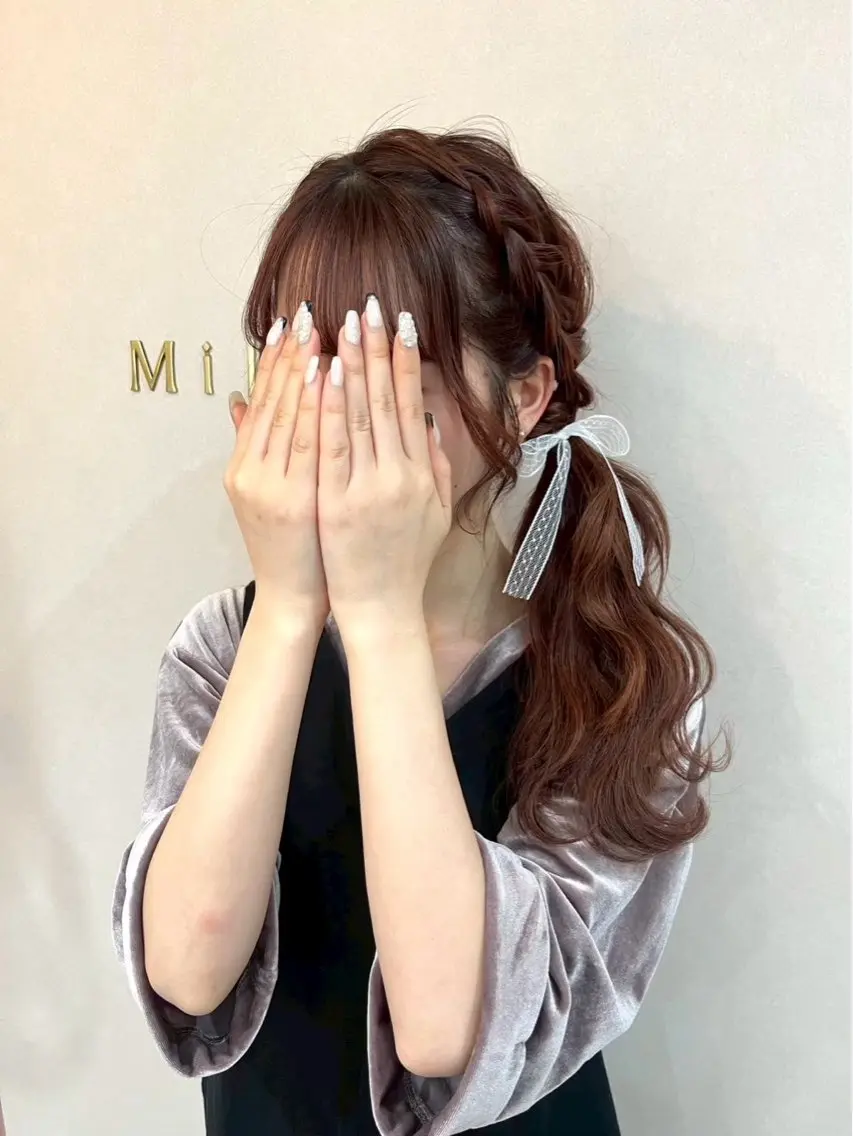 ヘアアレンジ ヘアセット Mila Chisaのヘアスタイル