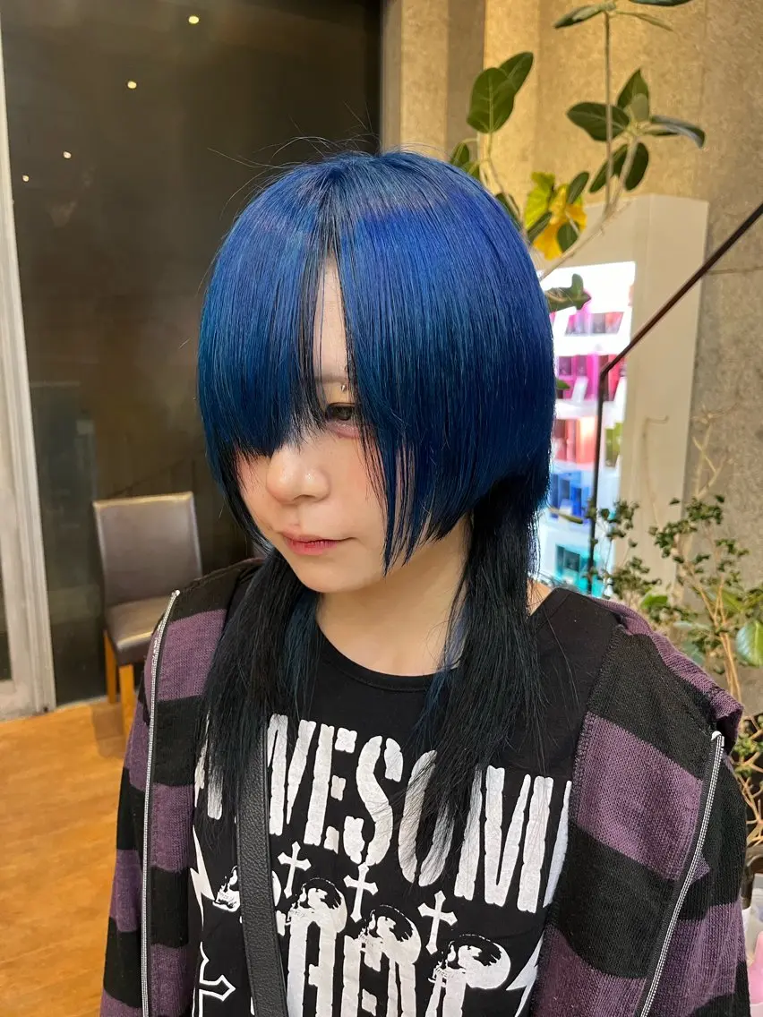ミディアム カラー ヘアアレンジ カット ヘアカラー トリートメント ボブ×艶カラー 特化・リクト💥のヘアスタイル