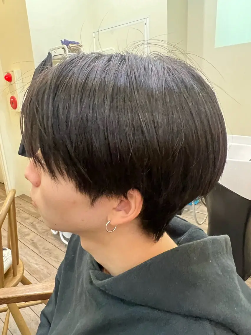 ショート メンズ カット 鶴見 和美のヘアスタイル