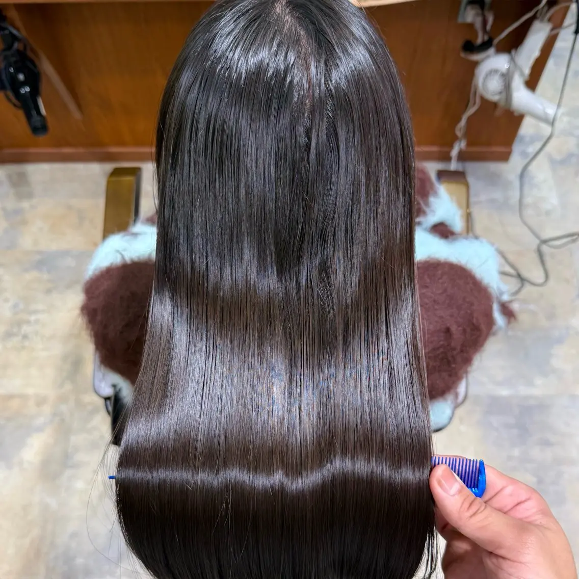 ロング カット 縮毛矯正 トリートメント レイヤーカット 縮毛矯正 高杉颯汰のヘアスタイル