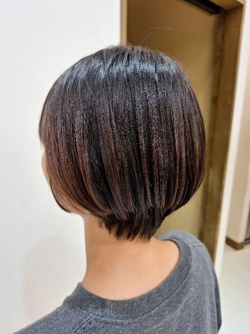ショート ショートボブ ボブ ショートヘア カット ヘッドスパ スズキ ヒロキのヘアスタイル