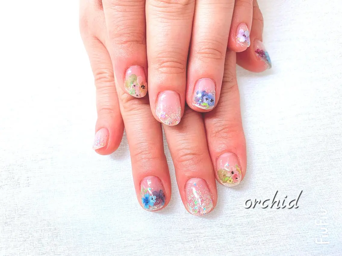 ネイル orchid ♡オーキッドのネイルデザイン