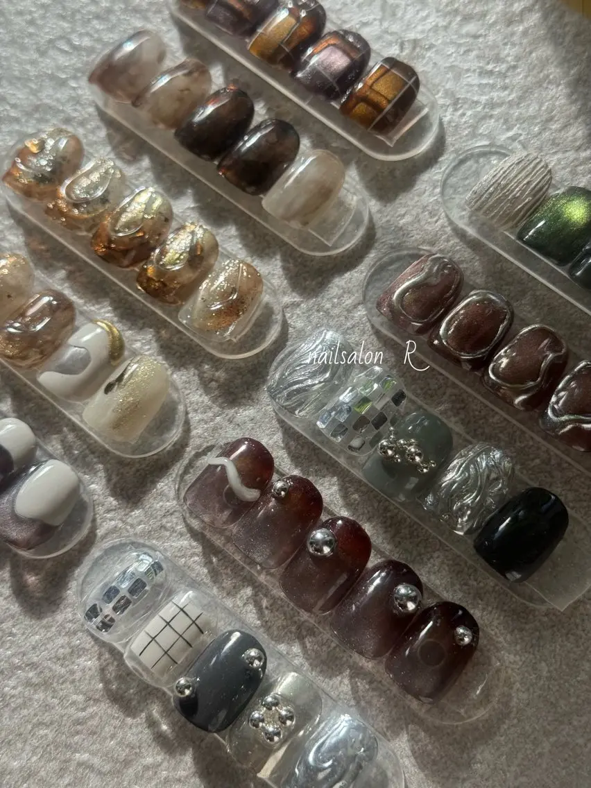 ネイル ミラーネイル ニュアンスネイル nailsalon Rのネイルデザイン