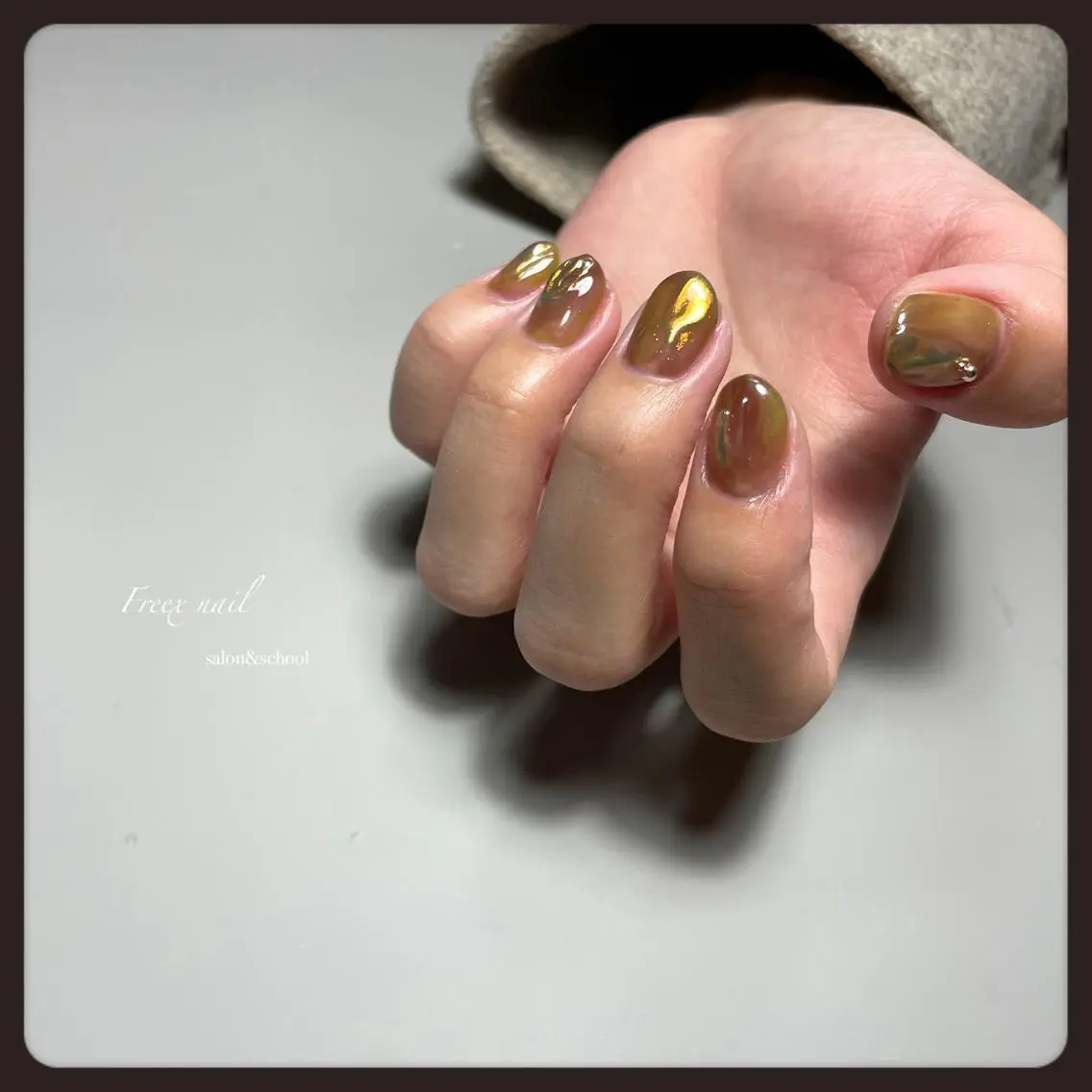 ネイル ニュアンスネイル ハンドネイル ハンドケア freex nail /ニュアンス/個性派のネイルデザイン